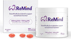 ReMind supplement packaging with capsules on a white background