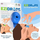 Ezidrops eye drop applicator device for easy accurate eye drop application and improved control