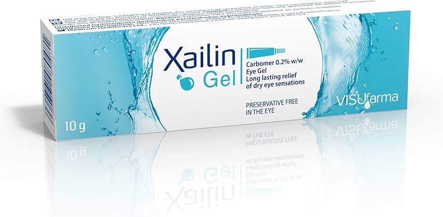 Xailin Gel 10 g tube – lubricating eye gel for dry eyes