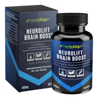 HerbAlign Neurolift Brain Boost food supplement bottle and box-ocular express