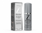 Zocular ZocuFoam 29crisel Eyelid and Facial Cleanser & Moisturizer shown in its silver bottle and matching gray-and-white retail box on a white background.