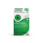 Optase tea tree oil eyelid wipes packaging on a white background