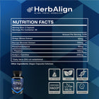 HerbAlign Neurolift Brain Boost nutrition facts and certifications-ocular express