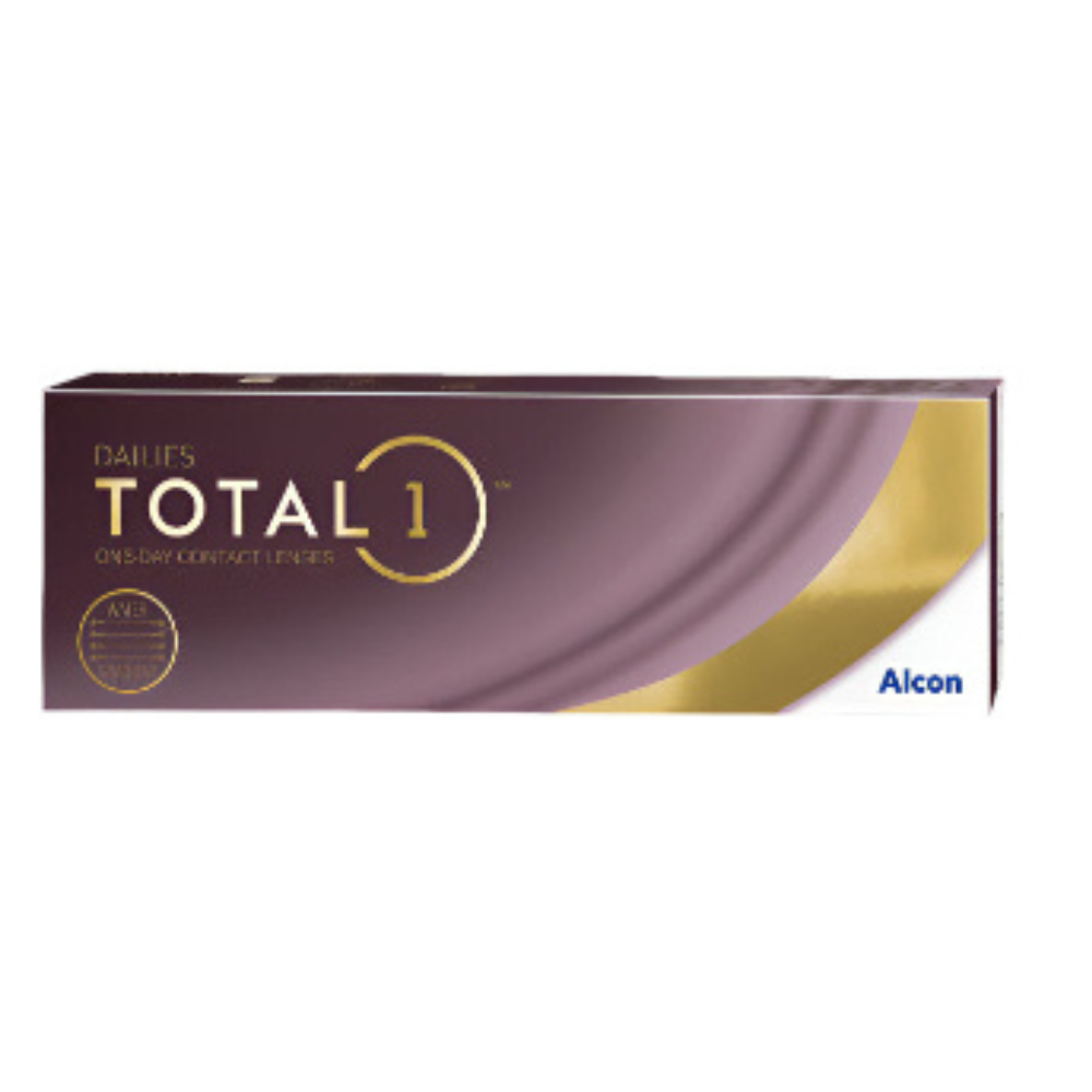 Ocularexpress Alcon Dailies TOTAL1 one-day contact lenses box.