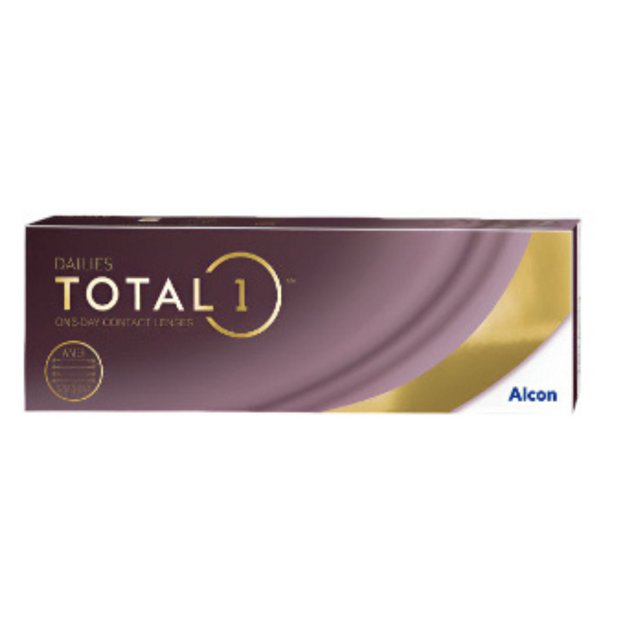 Ocularexpress Alcon Dailies TOTAL1 one-day contact lenses box.