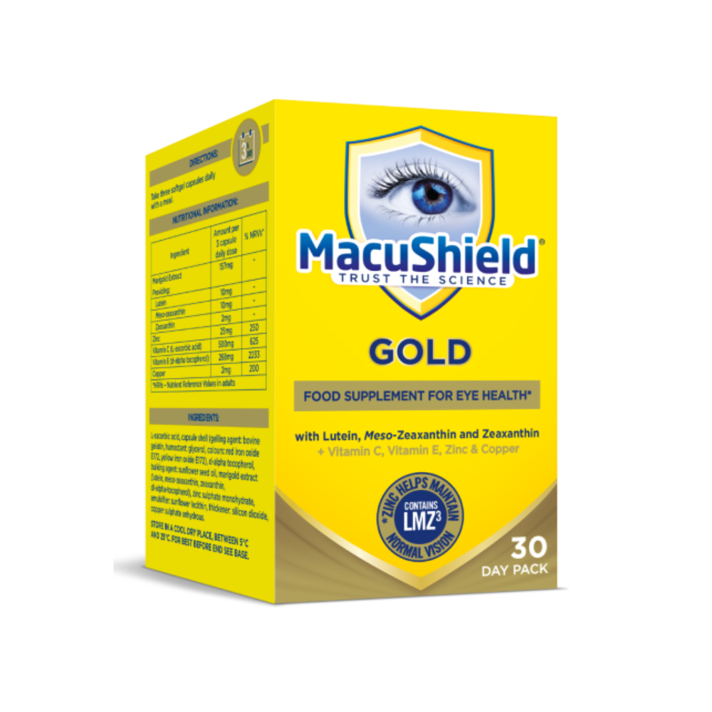Macushield Gold Mz Supplements 30 Day