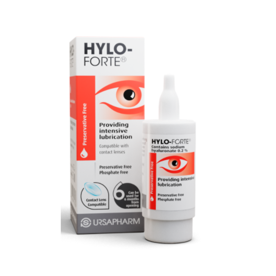 HYLO-FORTE intensive lubricating preservative-free eye drops-ocular express