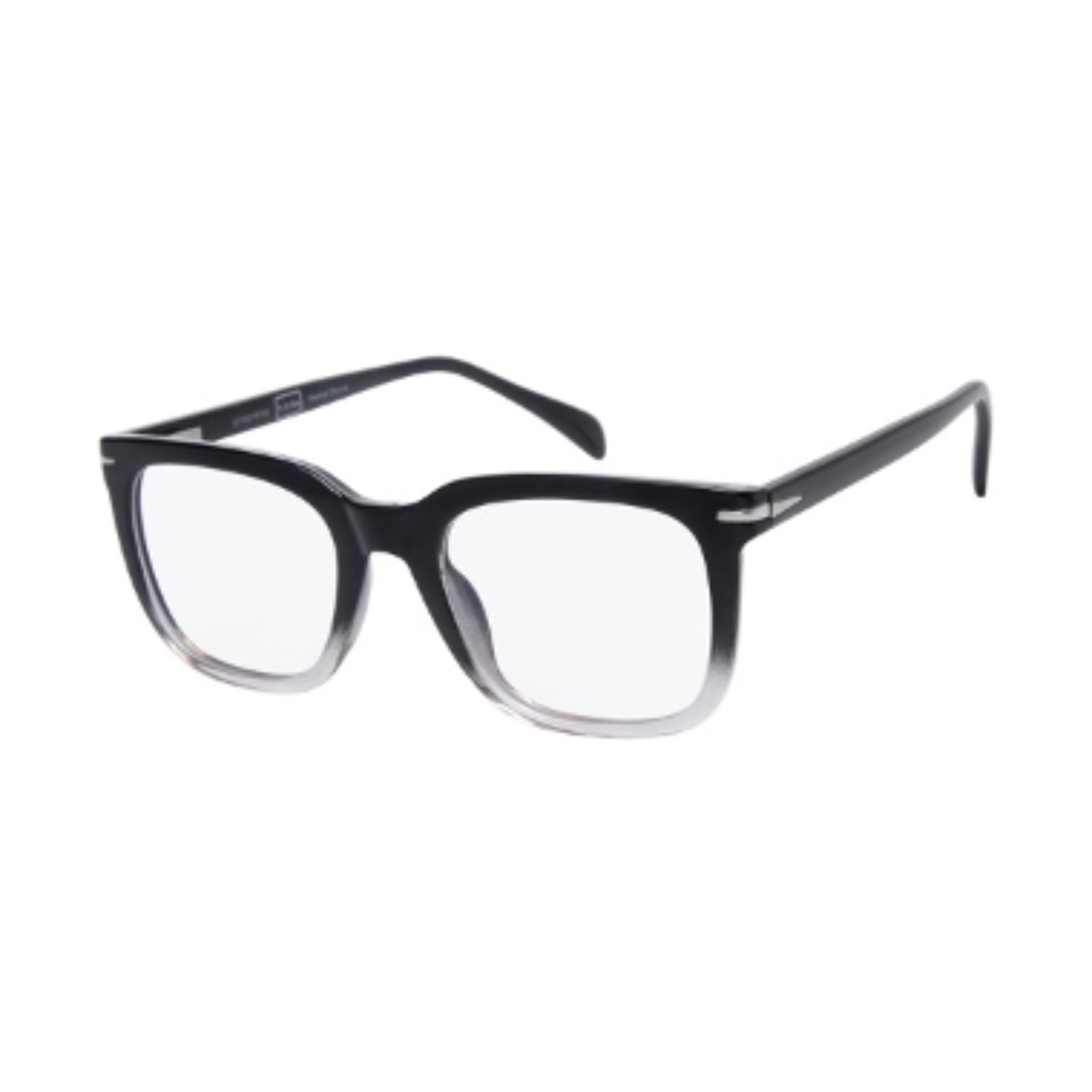M4021 - CP Frame, Black to Clear Silver Deco - Anti Reflection Lenses