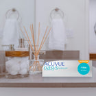Acuvue Oasys 1-Day for Astigmatism – in the bathroom
