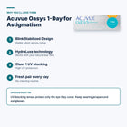 Acuvue Oasys 1-Day for Astigmatism – features and optometrist tip