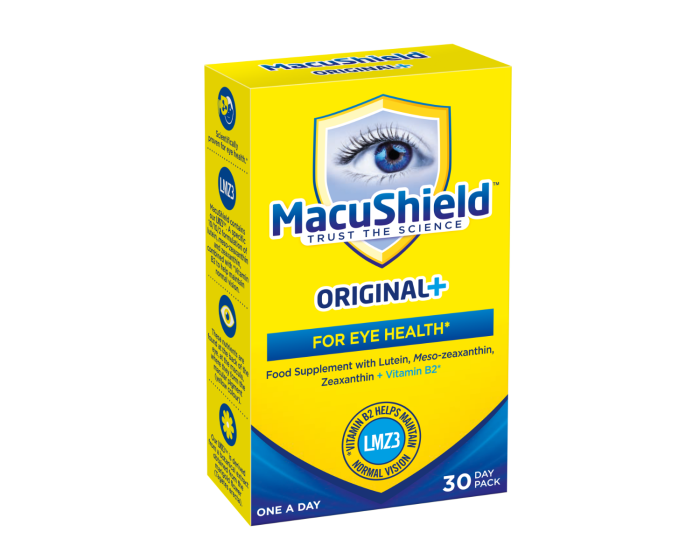 MacuShield Original Plus food supplement for eye health-ocular express