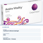 Avaira Vitality Toric – close-up and key specs