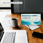 Bausch + Lomb Ultra – on the desk