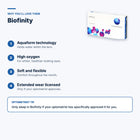 Biofinity – features and optometrist tip