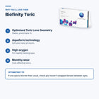 Biofinity Toric – features and optometrist tip