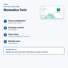 Biomedics Toric – features and optometrist tip