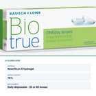 Biotrue ONEday – close-up and key specs
