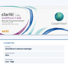 Clariti 1 Day Multifocal – close-up and key specs