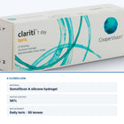 Clariti 1 Day Toric – close-up and key specs