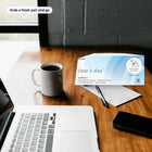 Clear 1-Day – on the desk