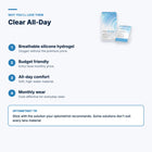 Clear All-Day – features and optometrist tip