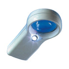 Coil LED illuminated pocket magnifier 9x