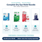 Complete Dry Eye Relief Bundle features: warm, cleanse, hydrate and protect
