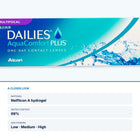 Dailies AquaComfort Plus Multifocal – close-up and key specs