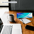 Dailies AquaComfort Plus Multifocal – on the desk