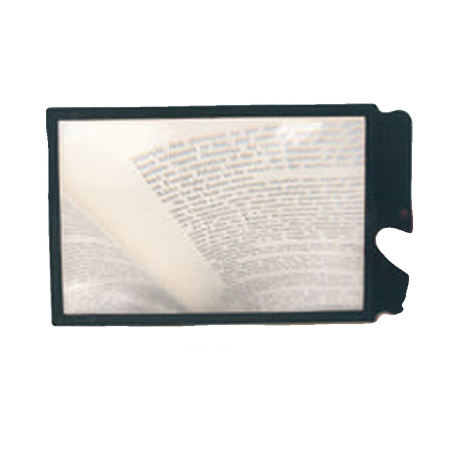 Deluxe framed Fresnel page magnifier