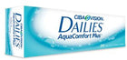 Dailies AquaComfort Plus daily contact lenses box