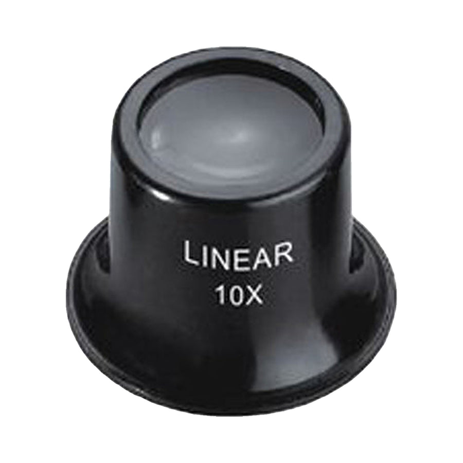 Black 10x jeweller's eye loupe