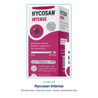 Close-up of Hycosan Intense packaging: hyaluronic acid and ectoin, preservative-free