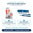 HYLO Day & Night System features: HYLO-FORTE by day, HYLO NIGHT overnight