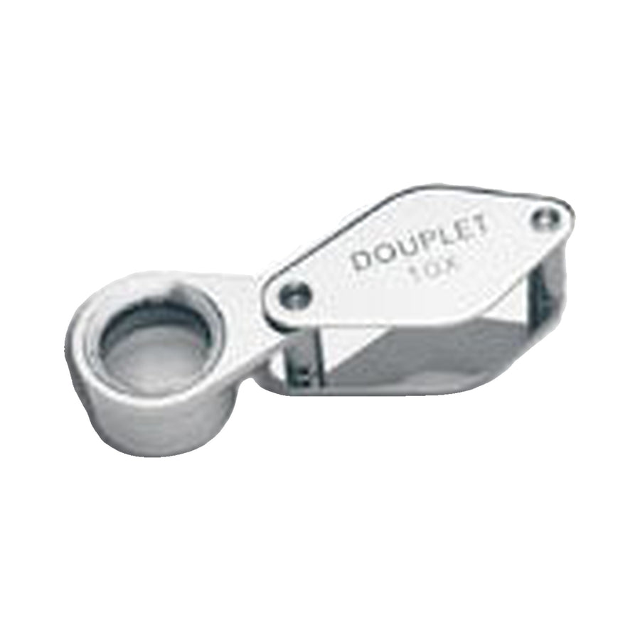 Chrome doublet jeweller's loupe 10x