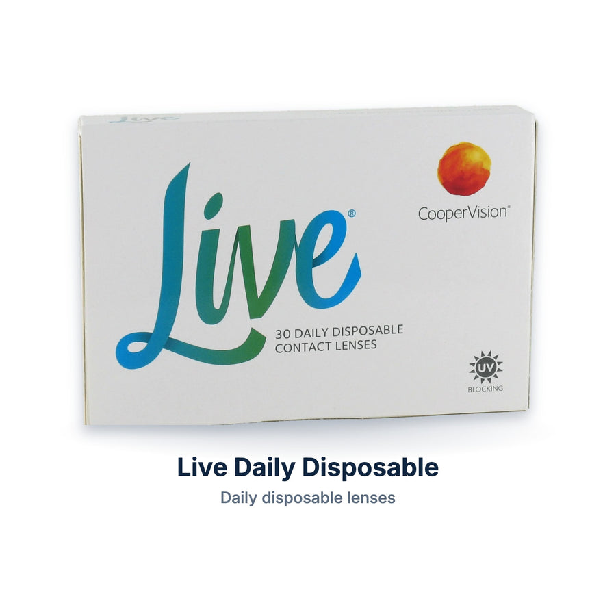 Live Daily Disposable – packshot