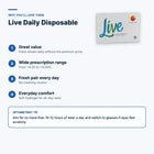 Live Daily Disposable – features and optometrist tip