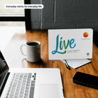 Live Daily Disposable – on the desk