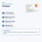 Proclear – features and optometrist tip