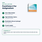 PureVision 2 for Astigmatism – features and optometrist tip