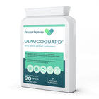 Ocular Express GlaucoGuard supplement bottle on a white background