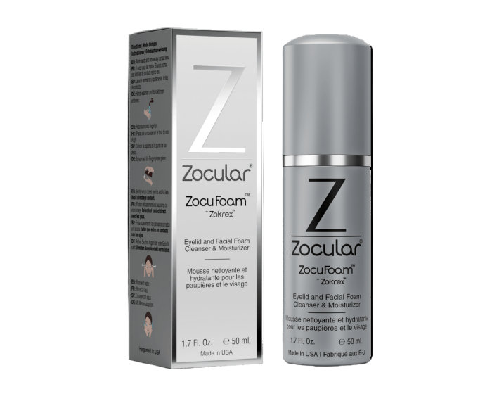 Zocular Zocufoam Eyelid and Facial Foam Cleanser.