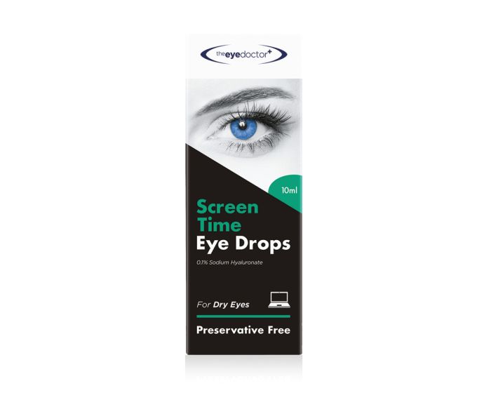 Ocularexpress Screen Time Eye Drops for dry eyes.
