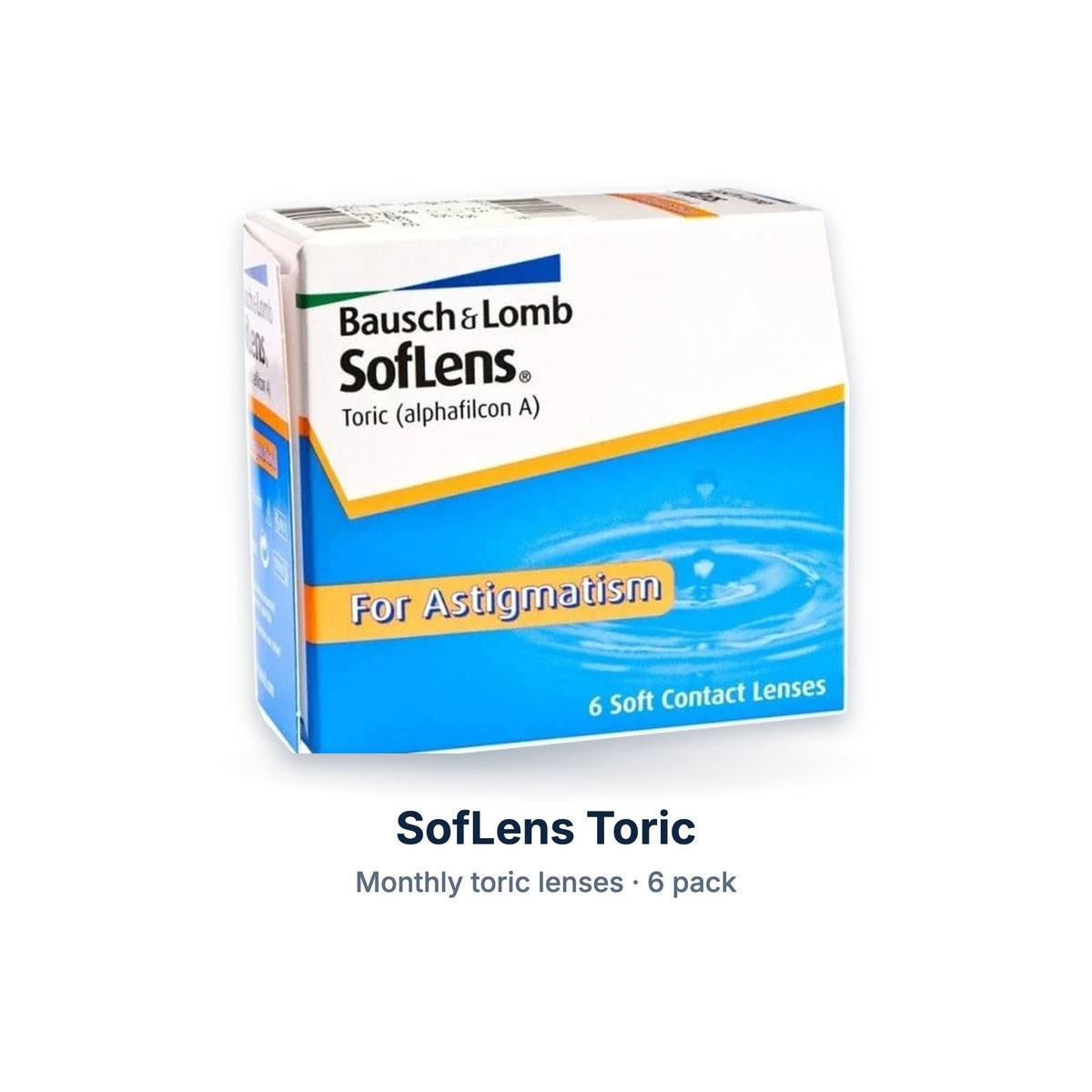 SofLens Toric – packshot