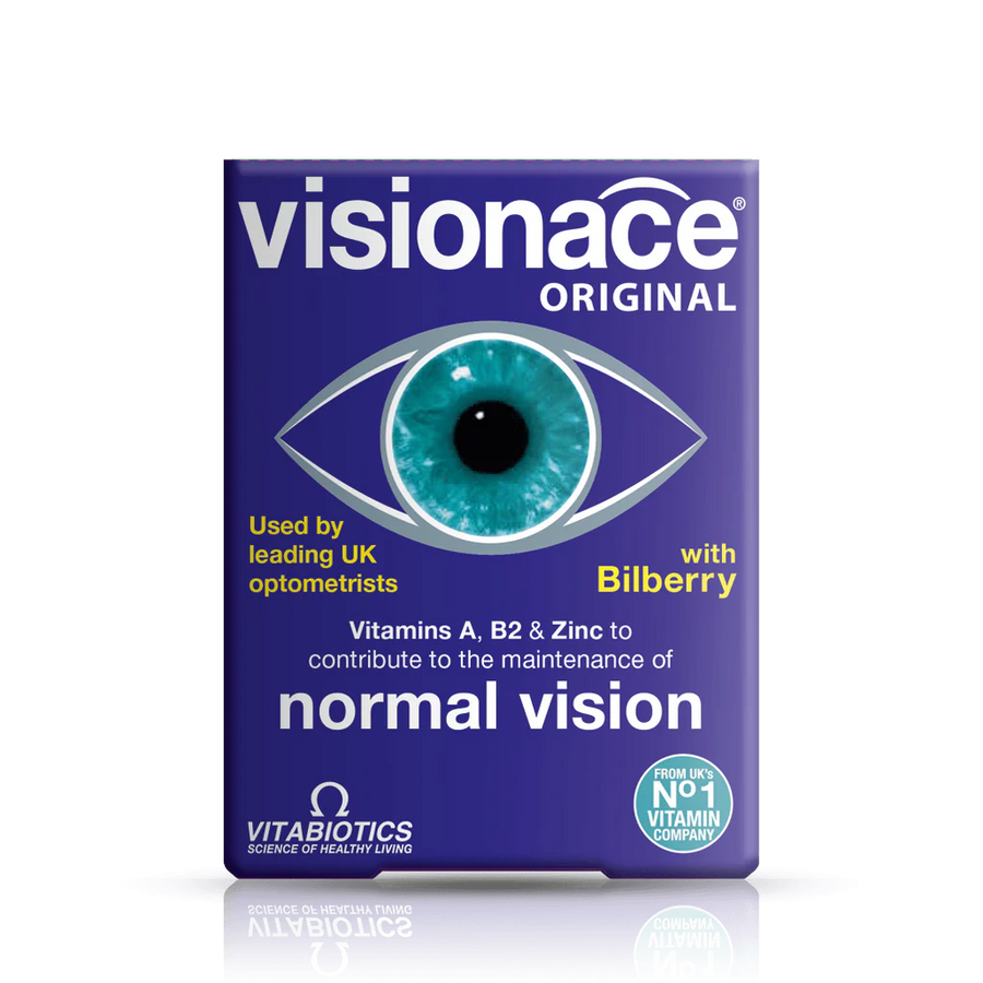 Visionace Original Eye Health Supplement with Lutein, Bilberry & Vitamin A
