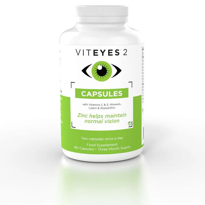 Viteyes 2 Capsules zinc supplement for normal vision.
